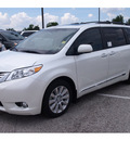 toyota sienna 2012 white van limited 7 passenger gasoline 6 cylinders front wheel drive automatic 77074
