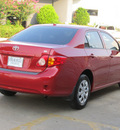 toyota corolla 2010 red sedan le gasoline 4 cylinders front wheel drive automatic with overdrive 77074