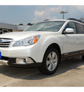 subaru outback 2010 white wagon 2 5i limited gasoline 4 cylinders all whee drive automatic with overdrive 77627
