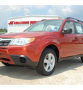subaru forester 2010 paprika red pearl suv 2 5x gasoline 4 cylinders all whee drive automatic with overdrive 77627