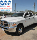 ram ram pickup 3500 2011 white st long bed diesel 6 cylinders 4 wheel drive automatic 78028
