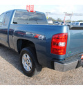 chevrolet silverado 1500 2010 blue lt flex fuel 8 cylinders 4 wheel drive automatic with overdrive 77590
