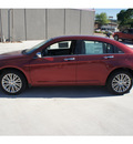 chrysler 200 2012 red sedan limited gasoline 4 cylinders front wheel drive shiftable automatic 78028
