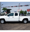 toyota tacoma 2008 white pickup truck gasoline 4 cylinders 2 wheel drive 5 speed manual 76710