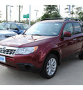 subaru forester 2012 red wagon 2 5x premium gasoline 4 cylinders all whee drive automatic 77090