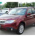 subaru forester 2012 red wagon 2 5x limited gasoline 4 cylinders all whee drive automatic 77090