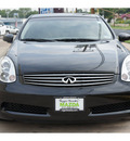 infiniti g35 2007 black coupe gasoline 6 cylinders rear wheel drive automatic 78757