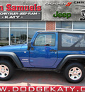 jeep wrangler 2010 blue suv sport gasoline 6 cylinders 4 wheel drive 6 speed manual 77450