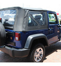 jeep wrangler 2010 blue suv sport gasoline 6 cylinders 4 wheel drive 6 speed manual 77450