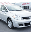 nissan versa 2011 silver hatchback 1 8 s gasoline 4 cylinders front wheel drive automatic 78552