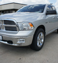 dodge ram 1500 2011 silver pickup truck lone star gasoline 8 cylinders 2 wheel drive automatic 76011