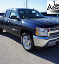 chevrolet silverado 1500 2012 dk  blue pickup truck lt flex fuel 8 cylinders 2 wheel drive automatic 78009