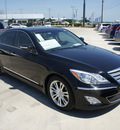 hyundai genesis 2012 black noir sedan 4 6l v8 gasoline 8 cylinders rear wheel drive automatic 76087