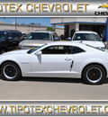 chevrolet camaro 2012 white coupe ls gasoline 6 cylinders rear wheel drive automatic 78521