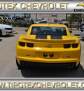 chevrolet camaro 2012 yellow coupe lt gasoline 6 cylinders rear wheel drive automatic 78521