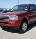 land rover range rover sport 2008 red suv hse gasoline 8 cylinders 4 wheel drive shiftable automatic 75070