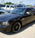 dodge charger 2007 black sedan gasoline 6 cylinders rear wheel drive automatic with overdrive 76108