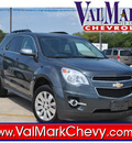 chevrolet equinox 2010 dk  gray suv lt gasoline 6 cylinders front wheel drive automatic 78130