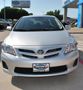 toyota corolla 2011 silver sedan le gasoline 4 cylinders front wheel drive automatic 75067