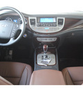 hyundai genesis 2012 gray sedan 3 8l v6 gasoline 6 cylinders rear wheel drive autostick 77065