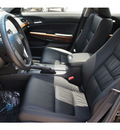 honda accord 2012 black sedan gasoline 6 cylinders front wheel drive 5 speed automatic 77025