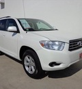 toyota highlander 2010 white suv base gasoline 6 cylinders front wheel drive automatic 78577