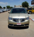 chrysler town and country 2011 gold van flex fuel 6 cylinders front wheel drive automatic 76053