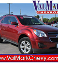 chevrolet equinox 2010 red suv lt gasoline 4 cylinders front wheel drive automatic 78130