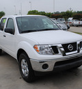 nissan frontier 2011 white gasoline 6 cylinders 2 wheel drive automatic 75034