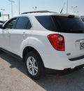 chevrolet equinox 2012 white lt flex fuel 4 cylinders front wheel drive 6 speed automatic 75067