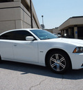 dodge charger 2012 white sedan r t gasoline 8 cylinders rear wheel drive automatic 76011
