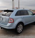ford edge 2008 blue suv limited gasoline 6 cylinders front wheel drive automatic with overdrive 76087