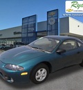 mitsubishi eclipse 1997 green hatchback rs gasoline 4 cylinders front wheel drive automatic with overdrive 55313