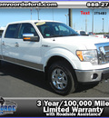 ford f 150 2009 white lariat flex fuel 8 cylinders 4 wheel drive 6 speed automatic 56301