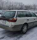 subaru outback 2003 white wagon outback gasoline 4 cylinders all whee drive automatic 44060