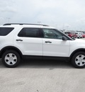ford explorer 2013 white suv flex fuel 6 cylinders 2 wheel drive shiftable automatic 77388
