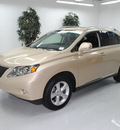 lexus rx 350 2010 gold suv gasoline 6 cylinders front wheel drive automatic 91731