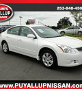 nissan altima 2011 white sedan s gasoline 4 cylinders front wheel drive automatic 98371