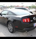 ford mustang 2012 black coupe v6 premium gasoline 6 cylinders rear wheel drive 75142