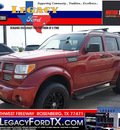 dodge nitro 2007 red suv r t gasoline 6 cylinders 4 wheel drive 5 speed automatic 77471