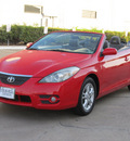 toyota camry solara 2007 red se v6 gasoline 6 cylinders front wheel drive shiftable automatic 77074