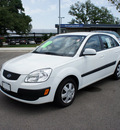 kia rio5 2009 white hatchback lx gasoline 4 cylinders front wheel drive automatic with overdrive 76087