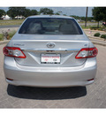 toyota corolla 2011 silver sedan le gasoline 4 cylinders front wheel drive automatic 78006
