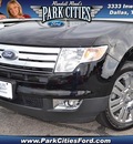 ford edge 2008 black suv limited gasoline 6 cylinders front wheel drive 6 speed automatic 75235