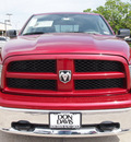 ram ram pickup 1500 2012 deep cherry red cry outdoorsman gasoline 8 cylinders 2 wheel drive automatic 76011
