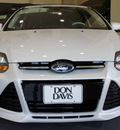 ford focus 2012 white sedan titanium gasoline 4 cylinders front wheel drive automatic 76011