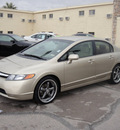 honda civic 2007 gold sedan lx gasoline 4 cylinders front wheel drive automatic 79925