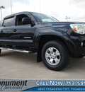 toyota tacoma 2008 black prerunner v6 gasoline 6 cylinders 2 wheel drive 5 speed with overdrive 77503