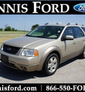 ford freestyle 2005 gold suv sel gasoline 6 cylinders front wheel drive automatic 75119