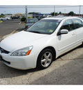 honda accord 2005 white sedan ex w leather gasoline 4 cylinders front wheel drive automatic 07724